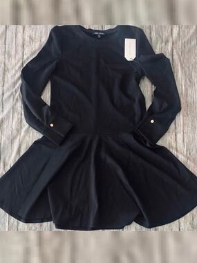 💞 New Women’s XS Black Max & Ash Ponte Dress